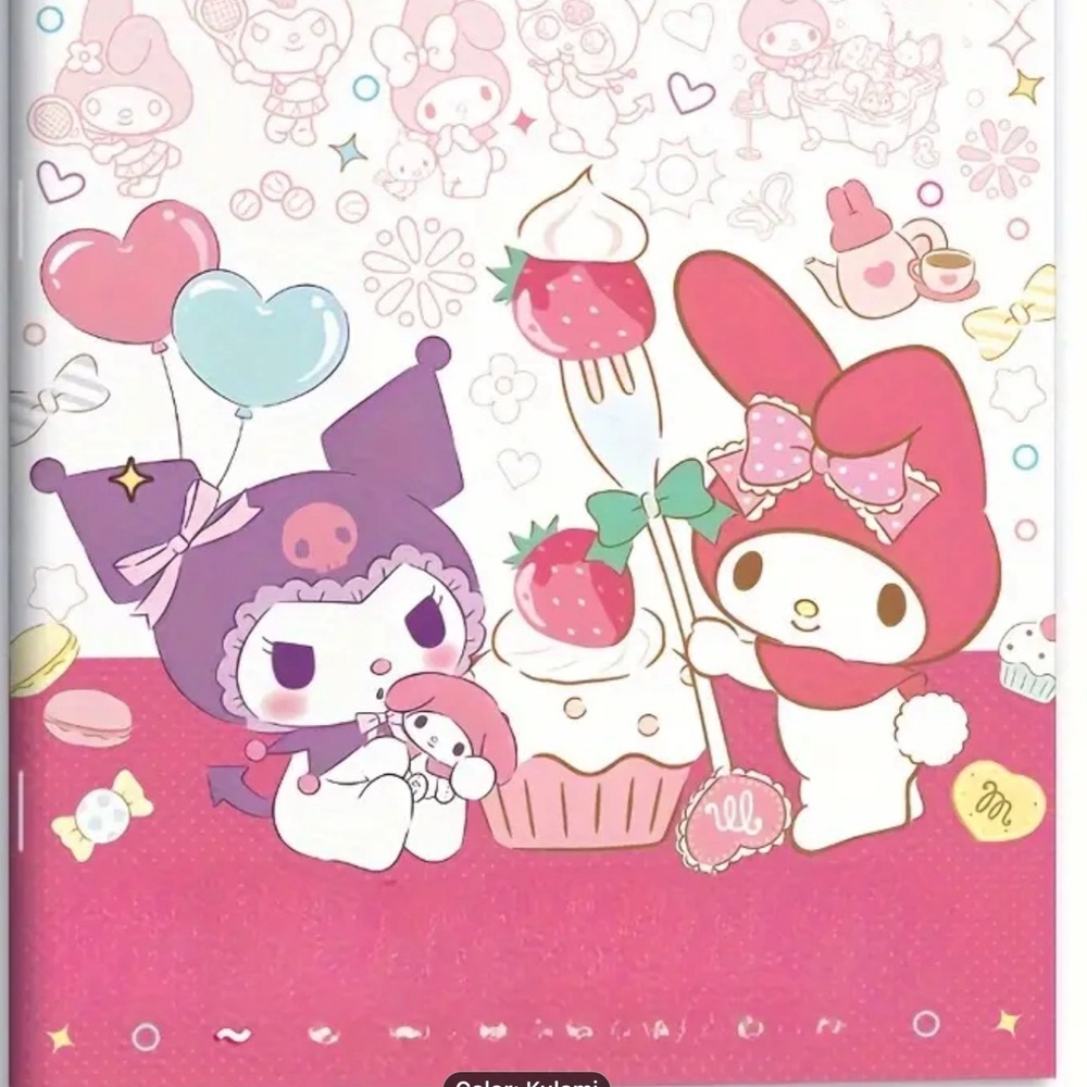 Hello Kitty Bundle of NEW Colored Pencils, Coloring Book & Pencil Cup - Picture 12 of 15